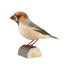 Decobird Nokkavarpunen puinen koristelintu